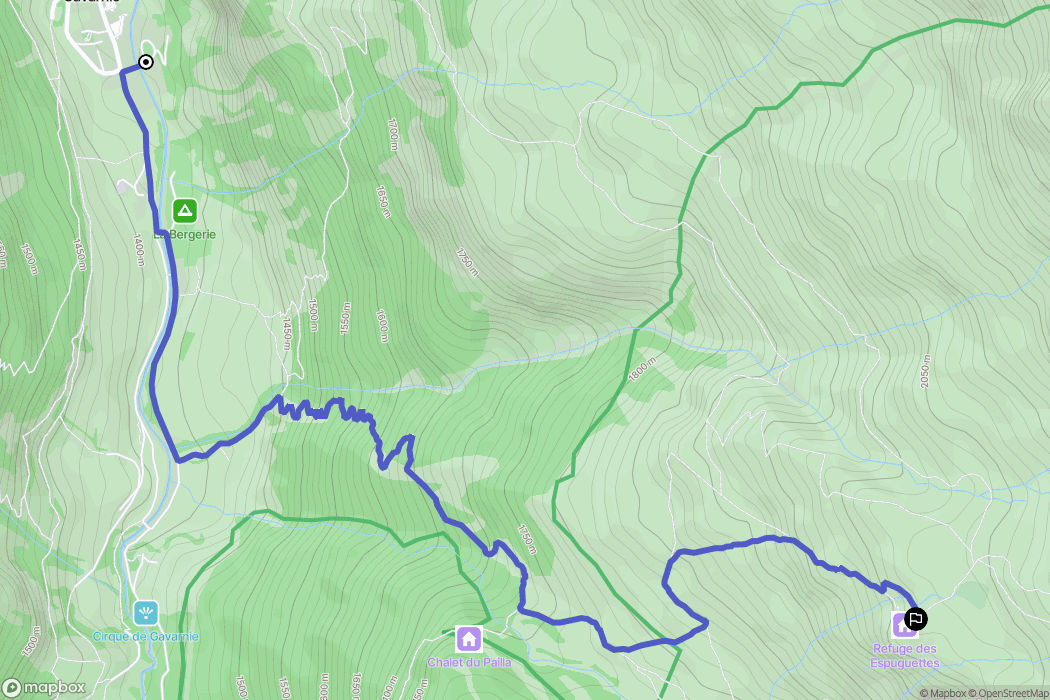 Gavarnie: routekaart voor buitenactiviteiten - France