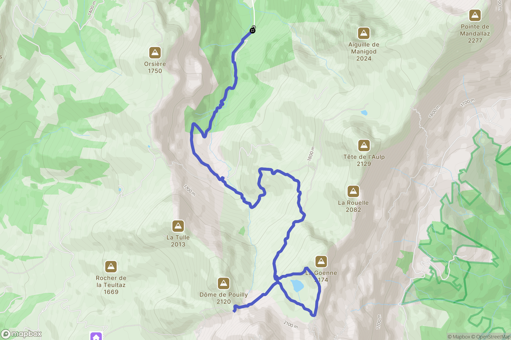 Saint-Nicolas-la-Chapelle: routekaart voor buitenactiviteiten - France