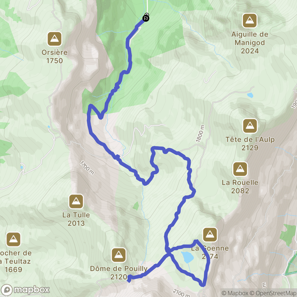Saint-Nicolas-la-Chapelle: routekaart voor buitenactiviteiten - France