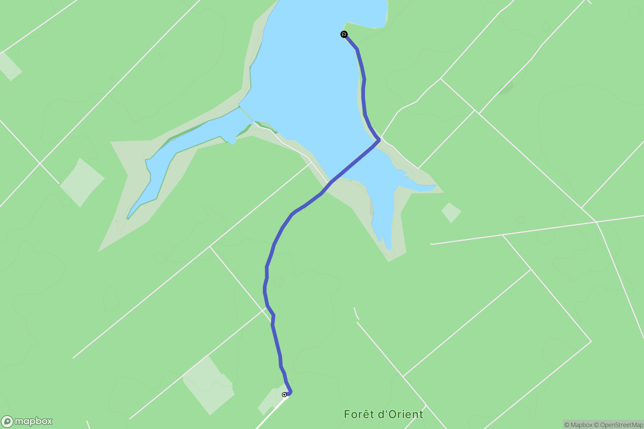 La Loge-aux-Chèvres: routekaart voor buitenactiviteiten - France