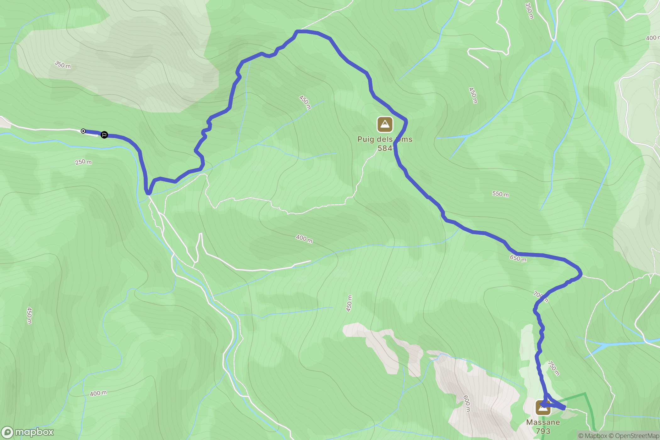 Lavail, Sorède: routekaart voor buitenactiviteiten - France