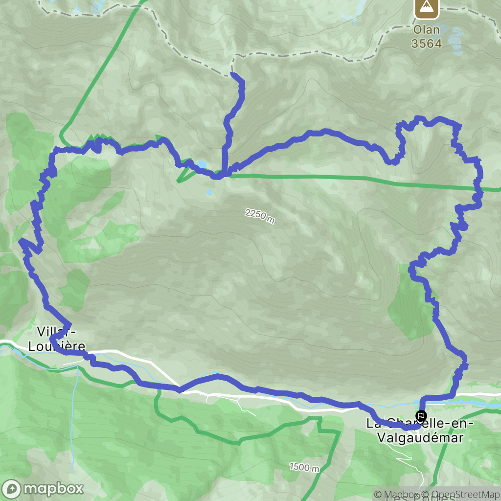 La-Chapelle-en-Valgaudémar: routekaart voor buitenactiviteiten - France
