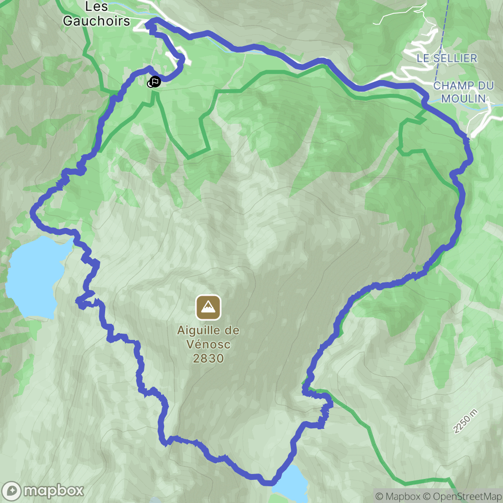Vénosc: routekaart voor buitenactiviteiten - France