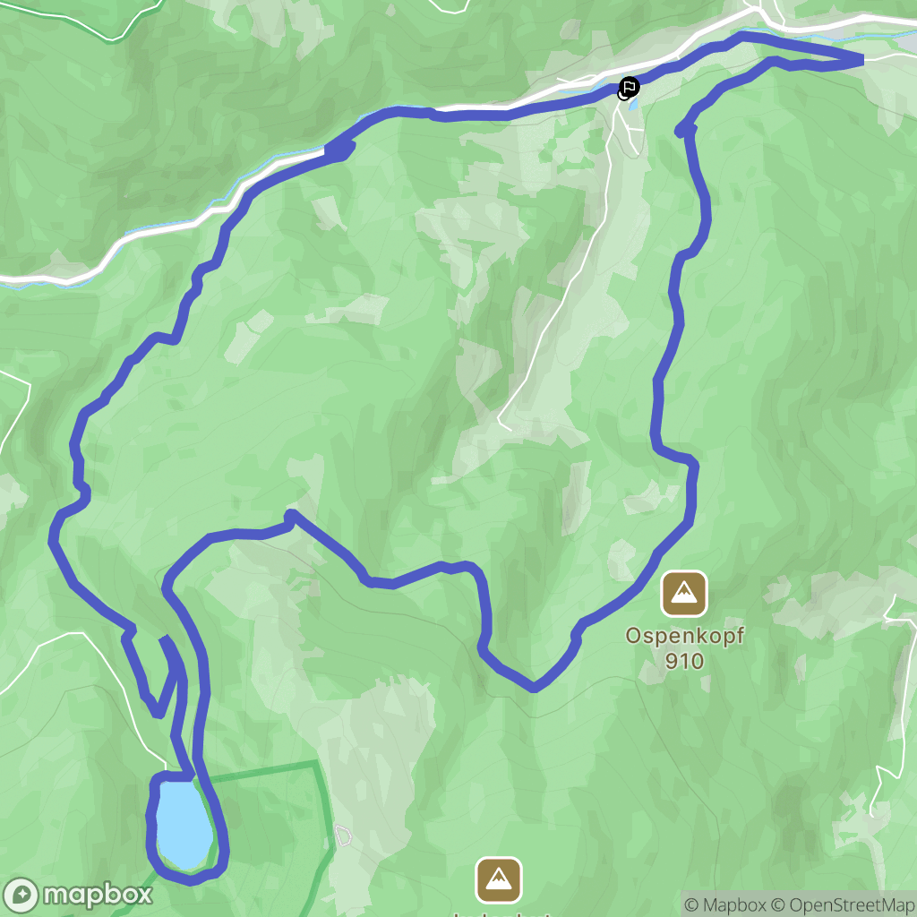 Sengern, Lautenbach-Zell : carte du parcours de randonnée - France