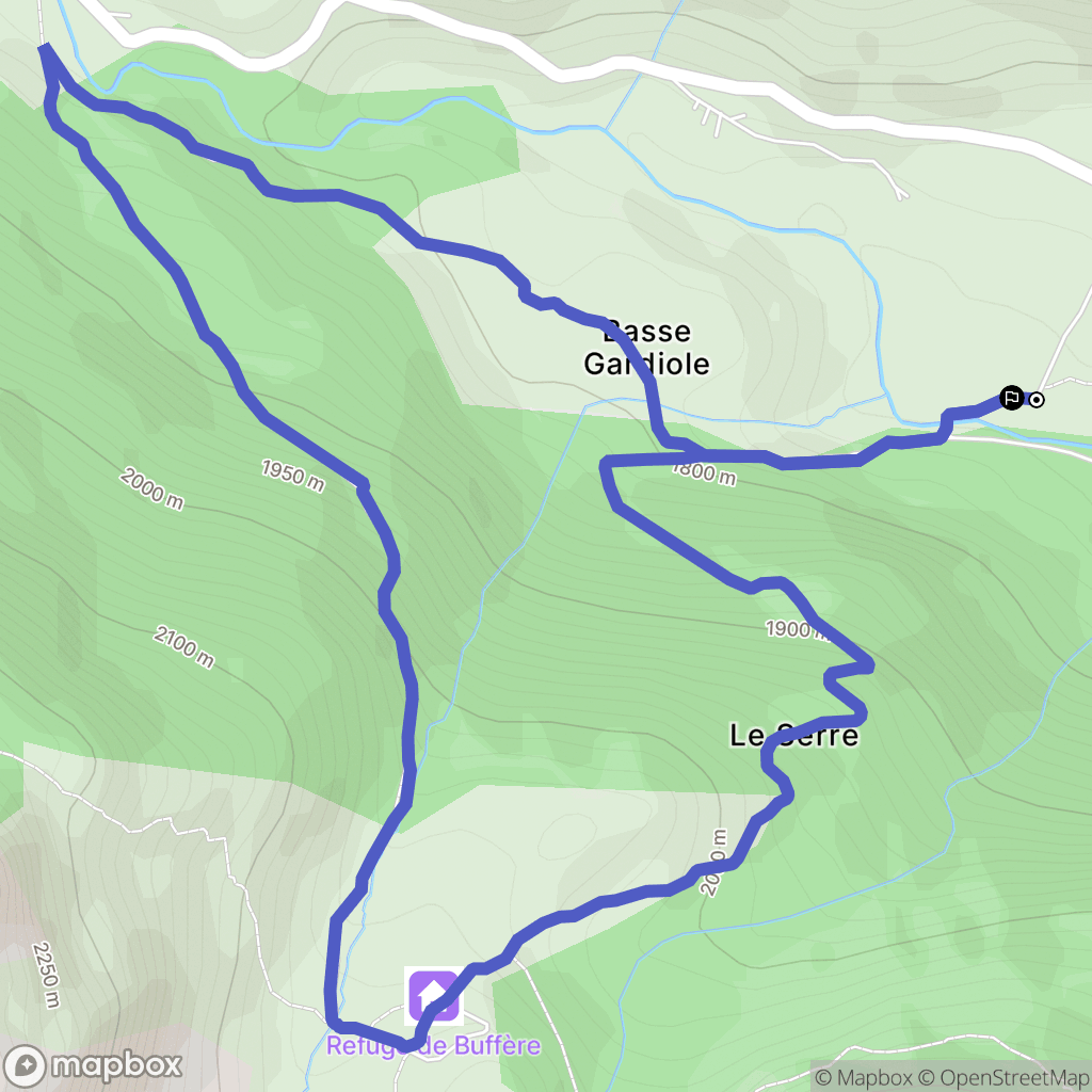 Pont du Rately, Névache: routekaart voor buitenactiviteiten - France