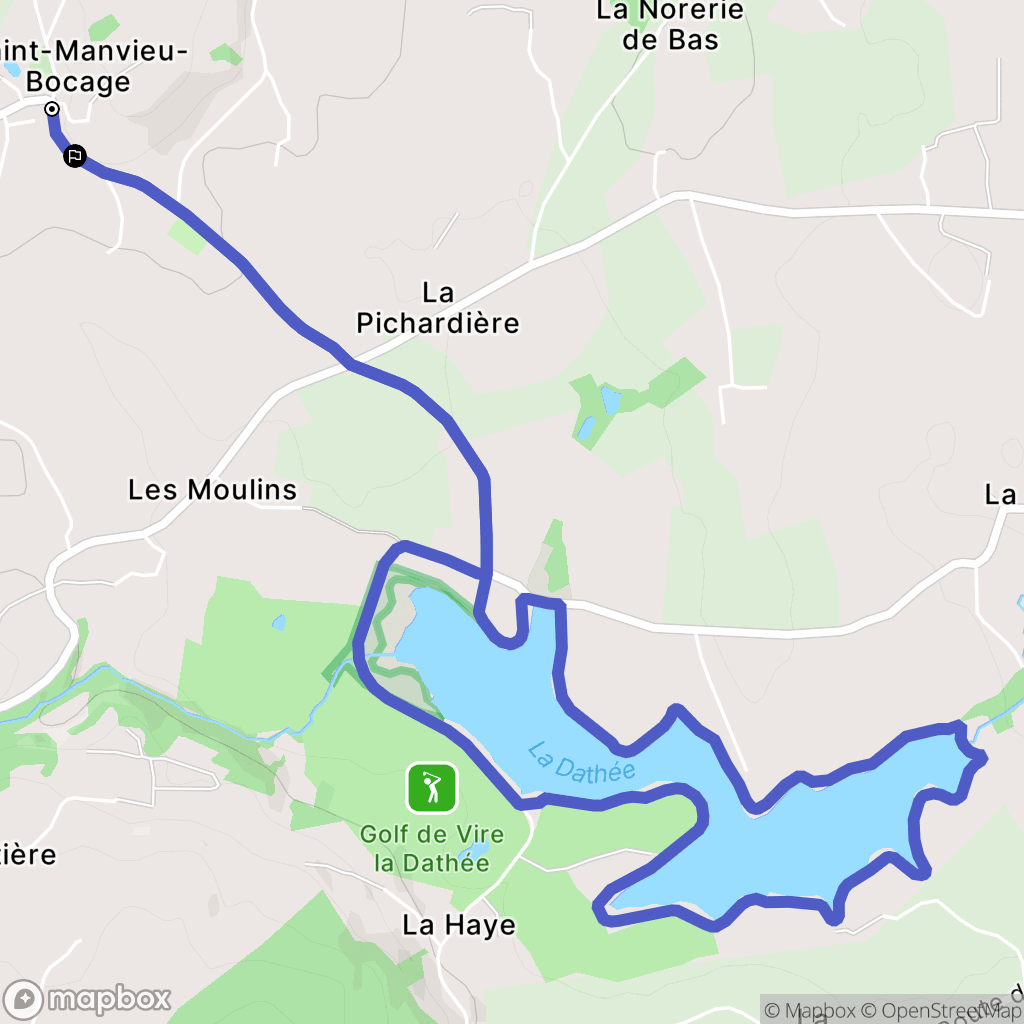 Saint-Manvieu-Bocage: routekaart voor buitenactiviteiten - France