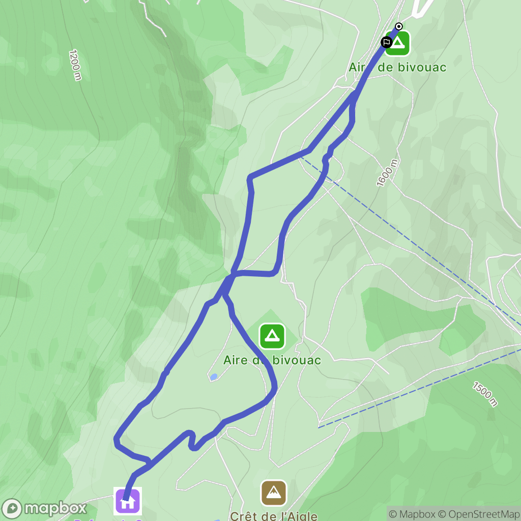 Le Semnoz: routekaart voor buitenactiviteiten - France