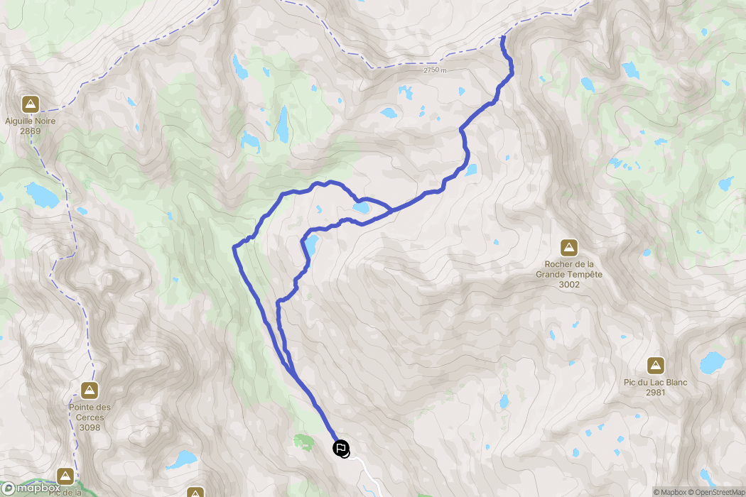 Cime de Laval, Névache: routekaart voor buitenactiviteiten - France
