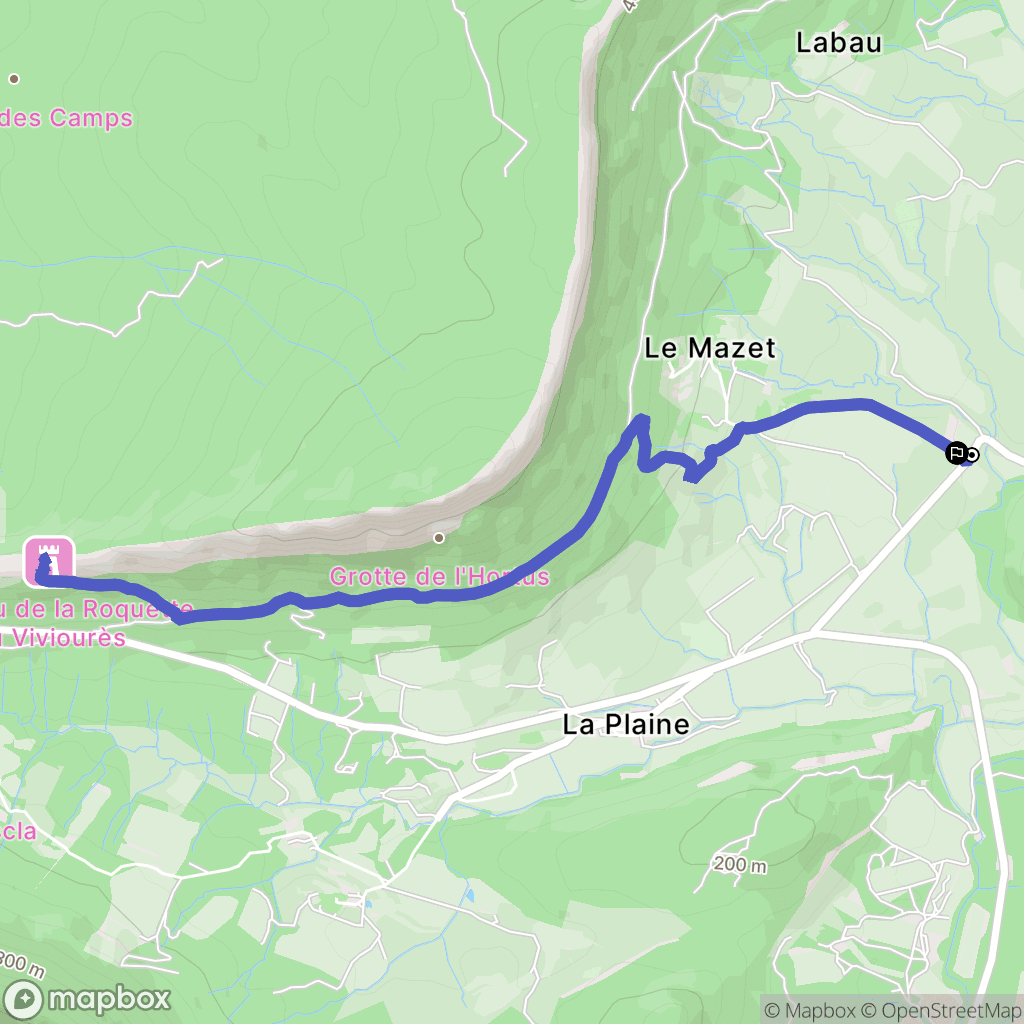 Saint-Mathieu-de-Tréviers, Valfaunès: routekaart voor buitenactiviteiten - France