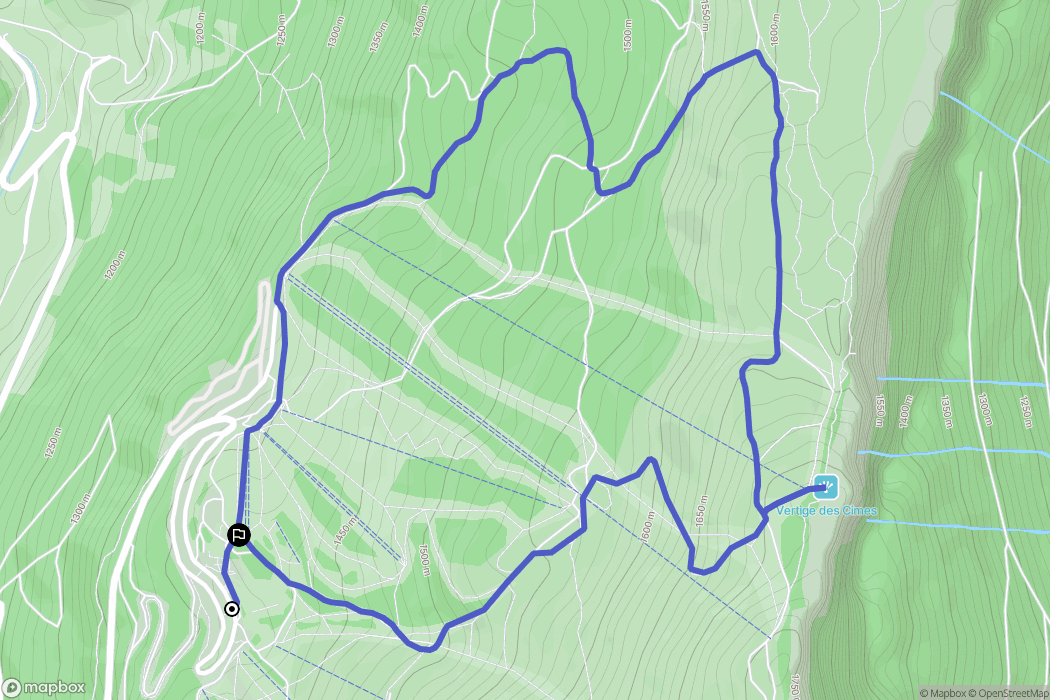Lans-en-Vercors, La Sierre: routekaart voor buitenactiviteiten - France