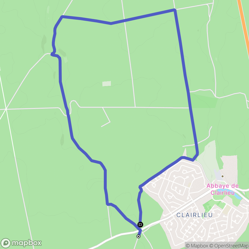Villers-les-Nancy; Clairieu : carte du parcours de randonnée - France