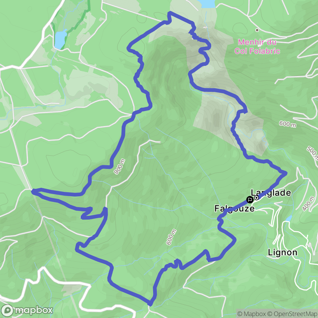 Langlade, Riols: routekaart voor buitenactiviteiten - France