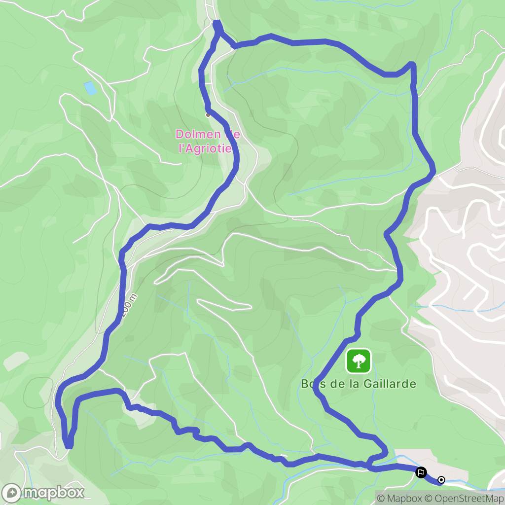 La Gaillarde: routekaart voor buitenactiviteiten - France