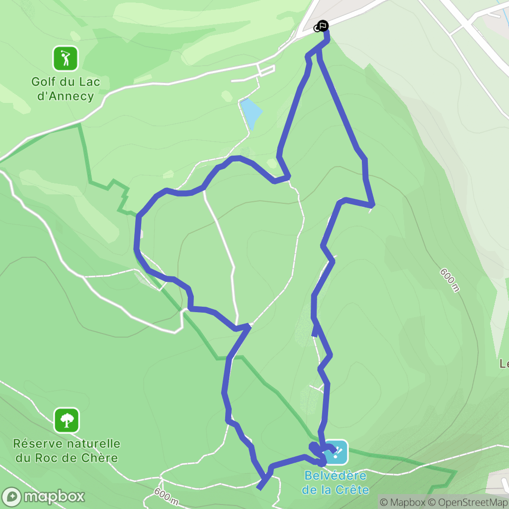 Menthon-Saint-Bernard: routekaart voor buitenactiviteiten - France
