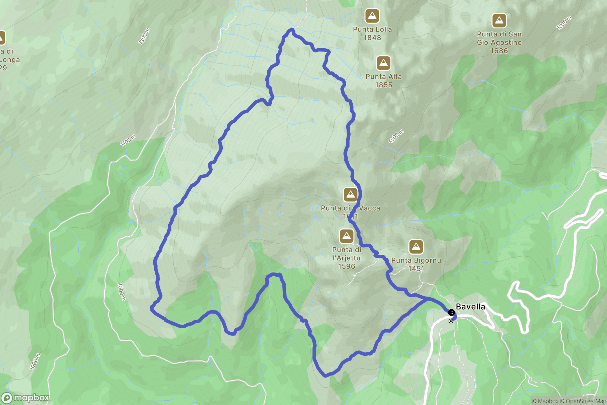 Bavella: routekaart voor buitenactiviteiten - France