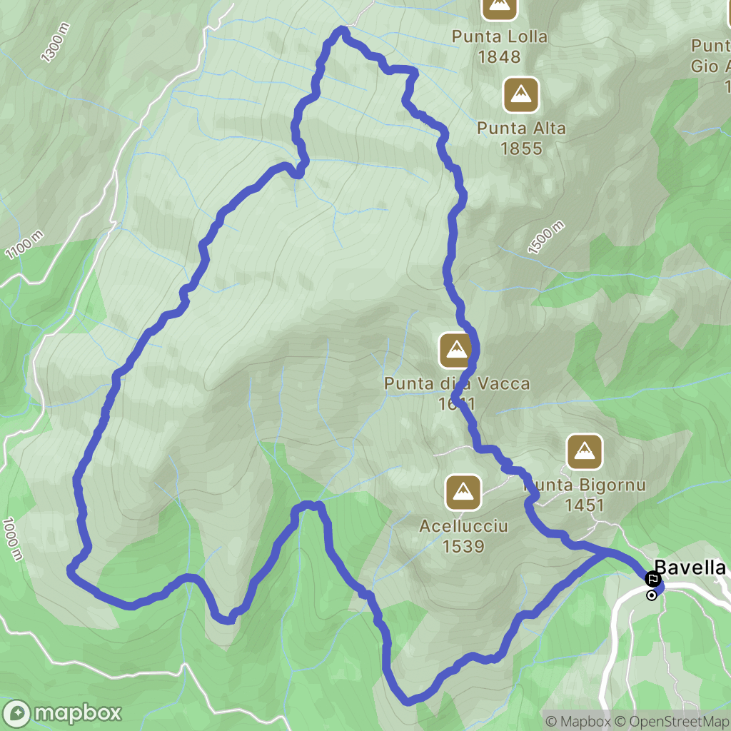 Bavella: routekaart voor buitenactiviteiten - France