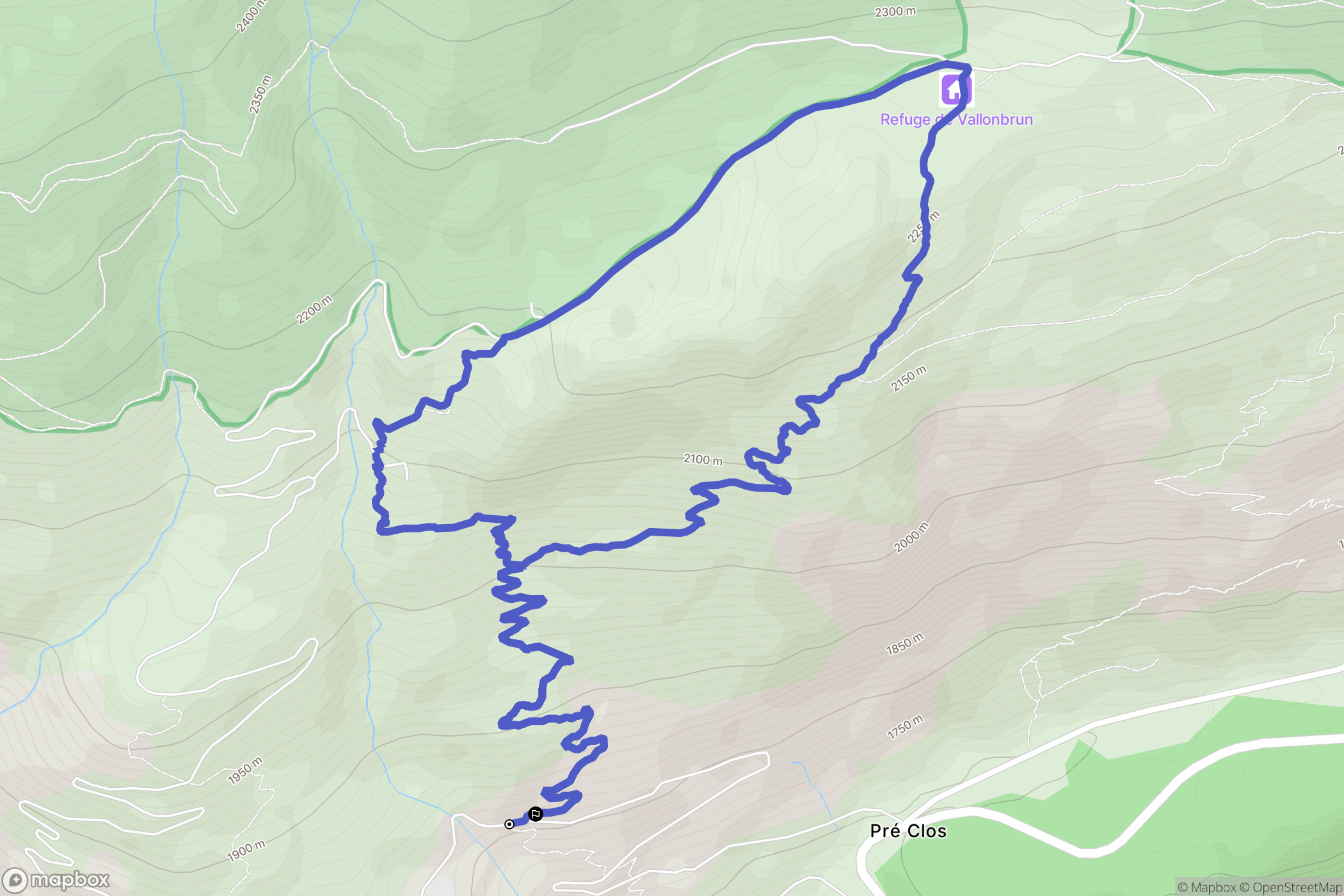 Lanslevillard: routekaart voor buitenactiviteiten - France