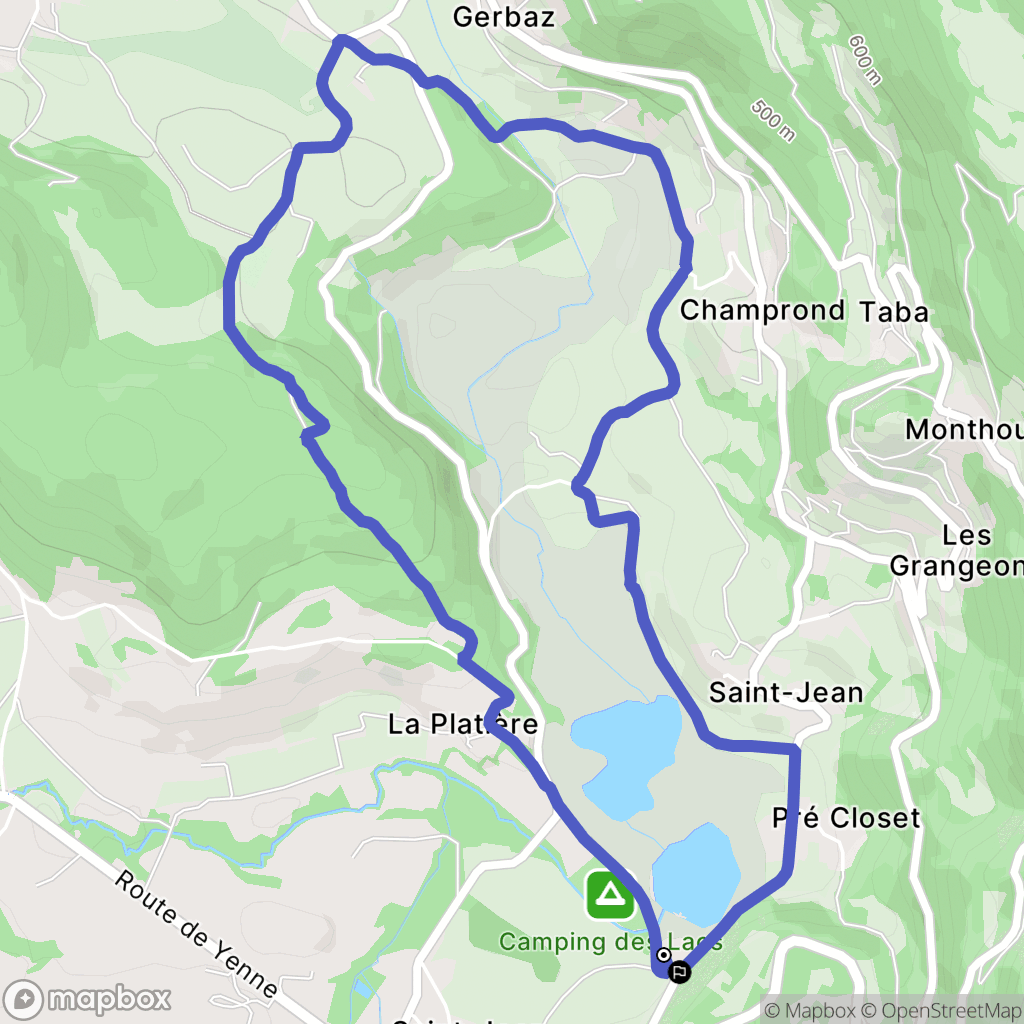 St Jean de Chevelu: routekaart voor buitenactiviteiten - France