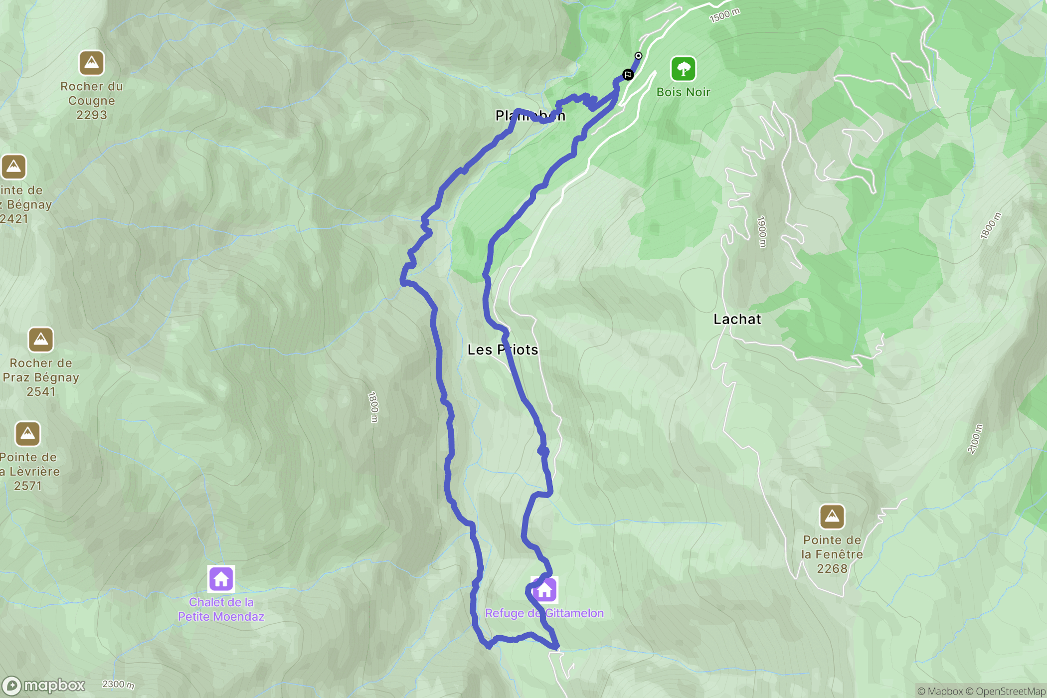 Saint-Martin de Belleville: routekaart voor buitenactiviteiten - France