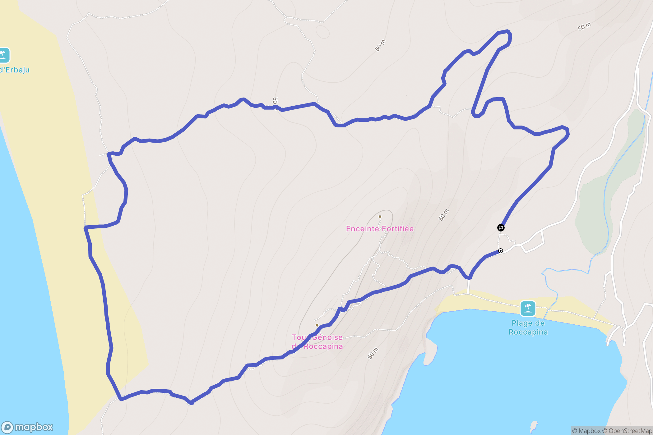 Roccapina: routekaart voor buitenactiviteiten - France