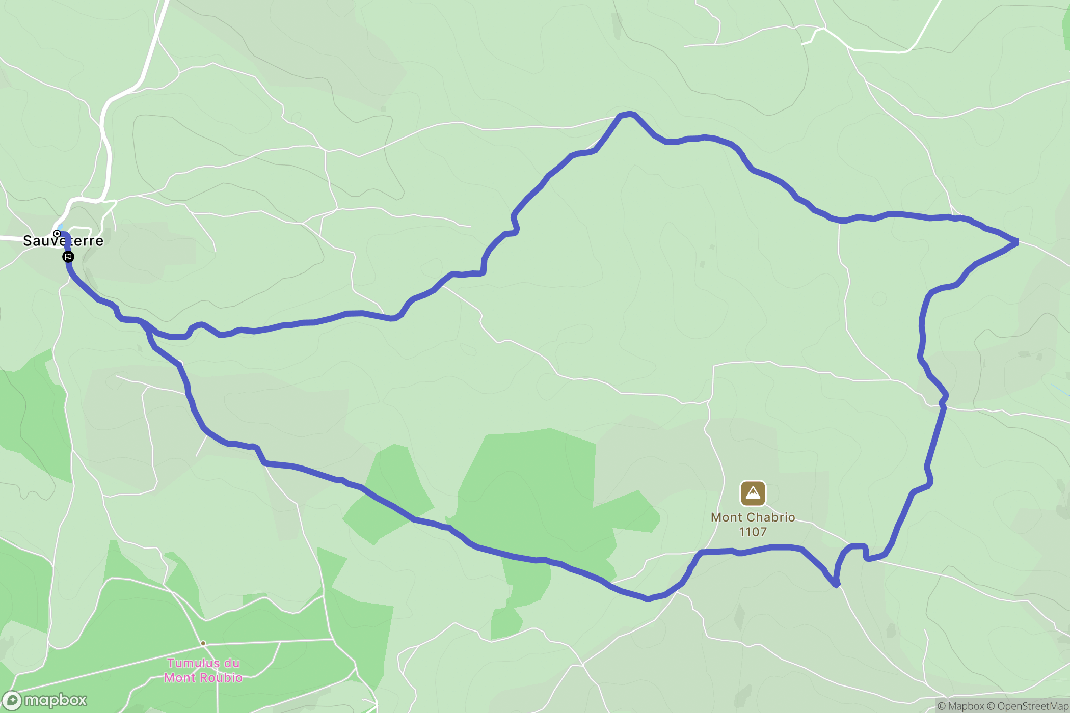 Sauveterre, Gorges du Tarn Causses: routekaart voor buitenactiviteiten - France