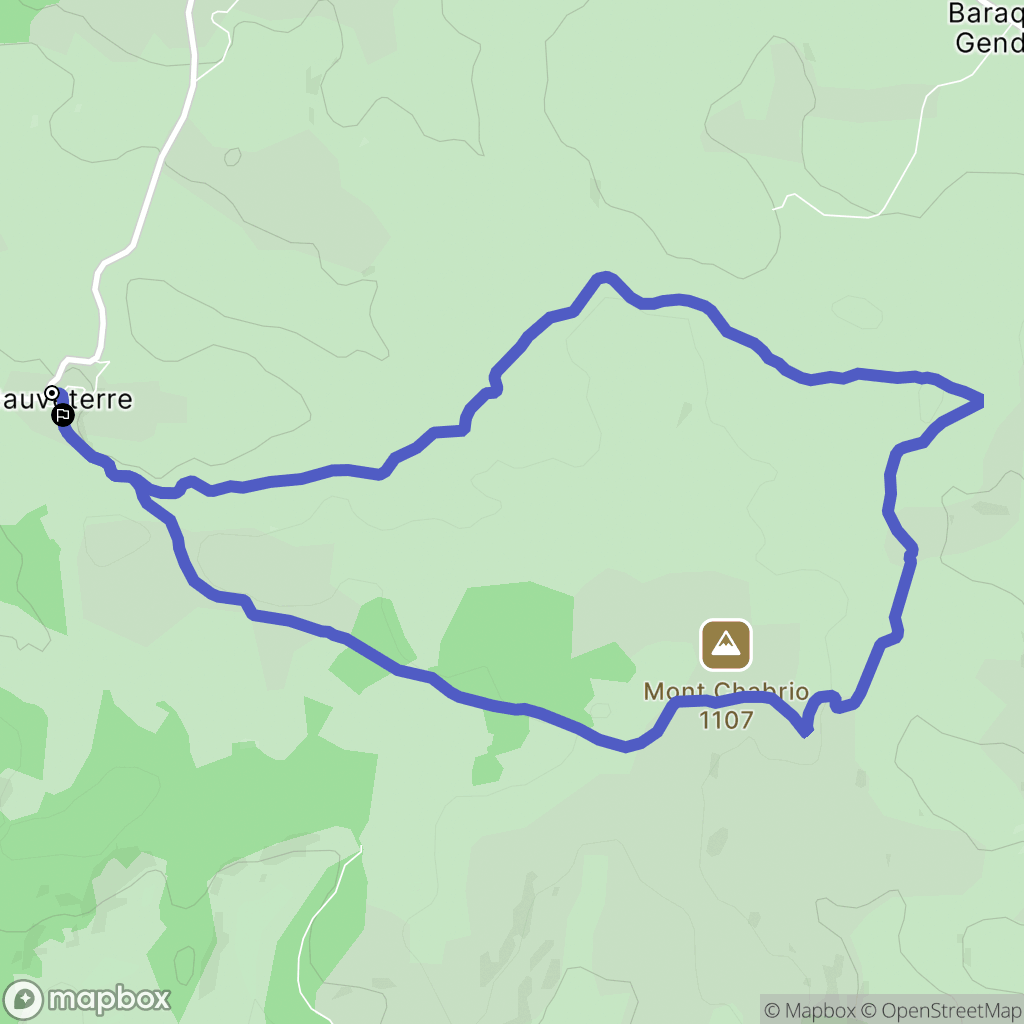 Sauveterre, Gorges du Tarn Causses: routekaart voor buitenactiviteiten - France