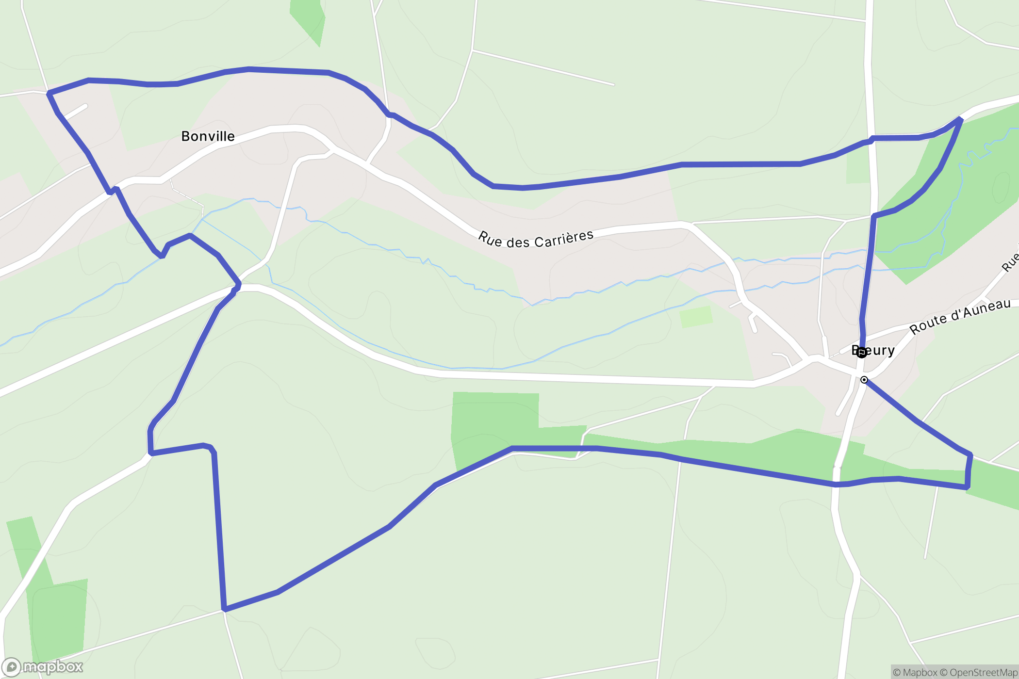 Bleury: routekaart voor buitenactiviteiten - France