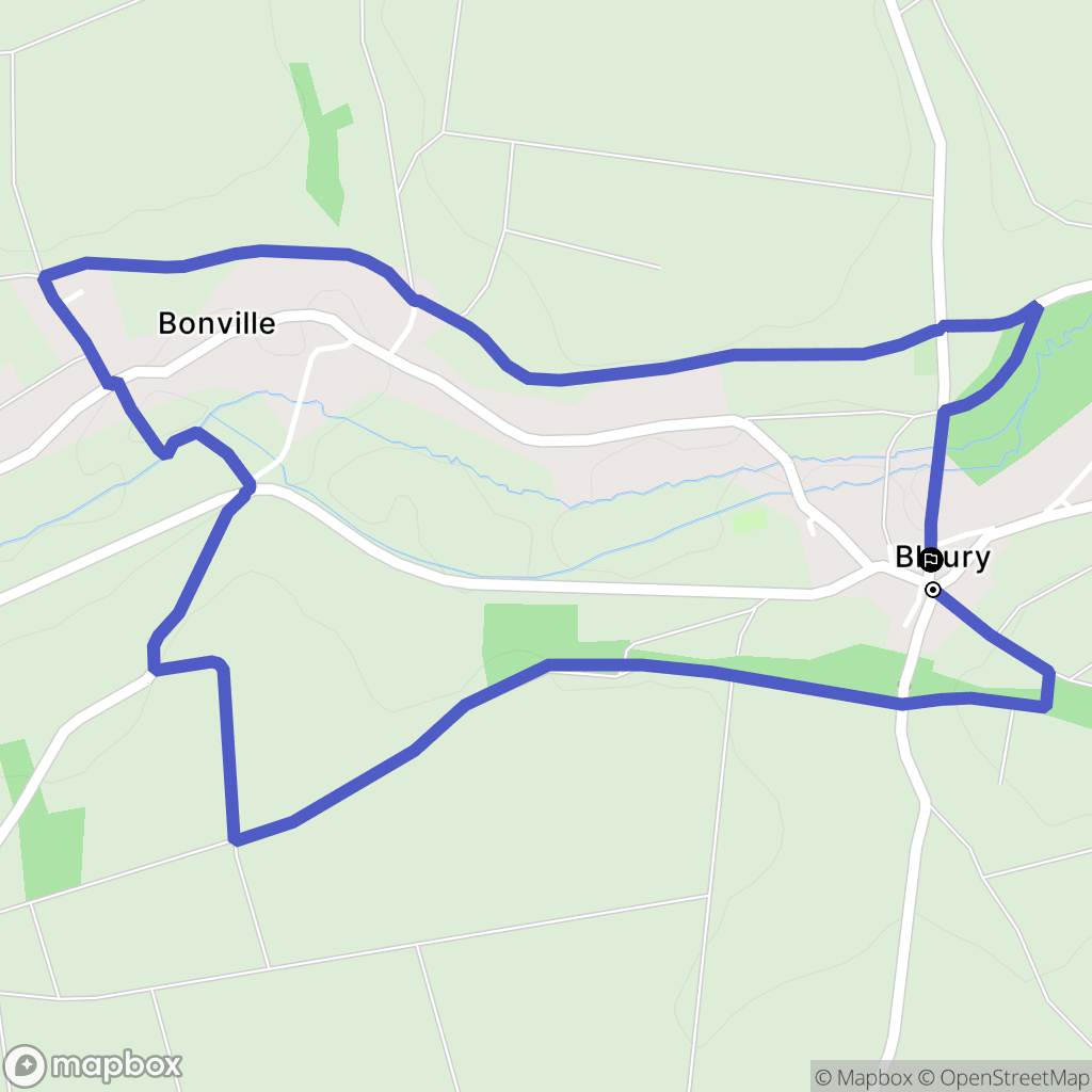 Bleury: routekaart voor buitenactiviteiten - France