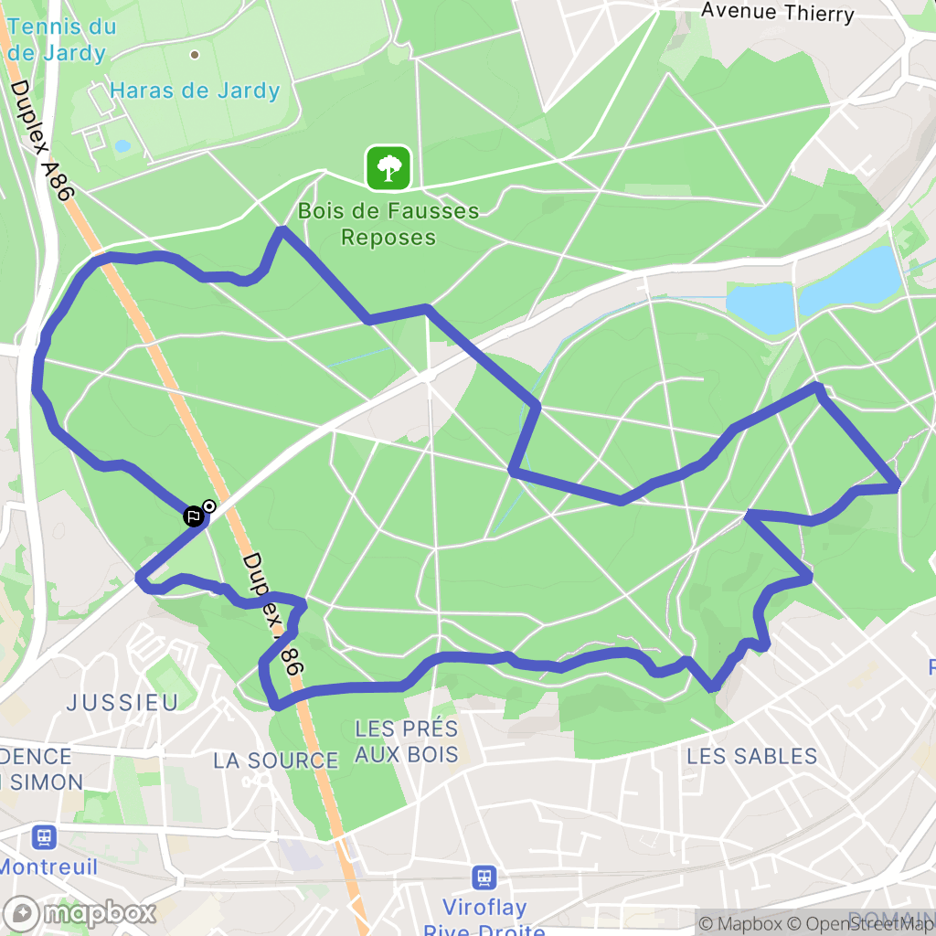 Parc de Picardie, Versailles: routekaart voor buitenactiviteiten - France