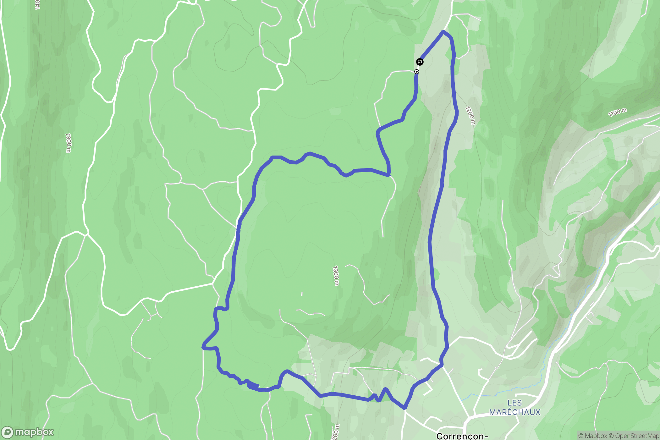 Corrençon-en-Vercors: routekaart voor buitenactiviteiten - France