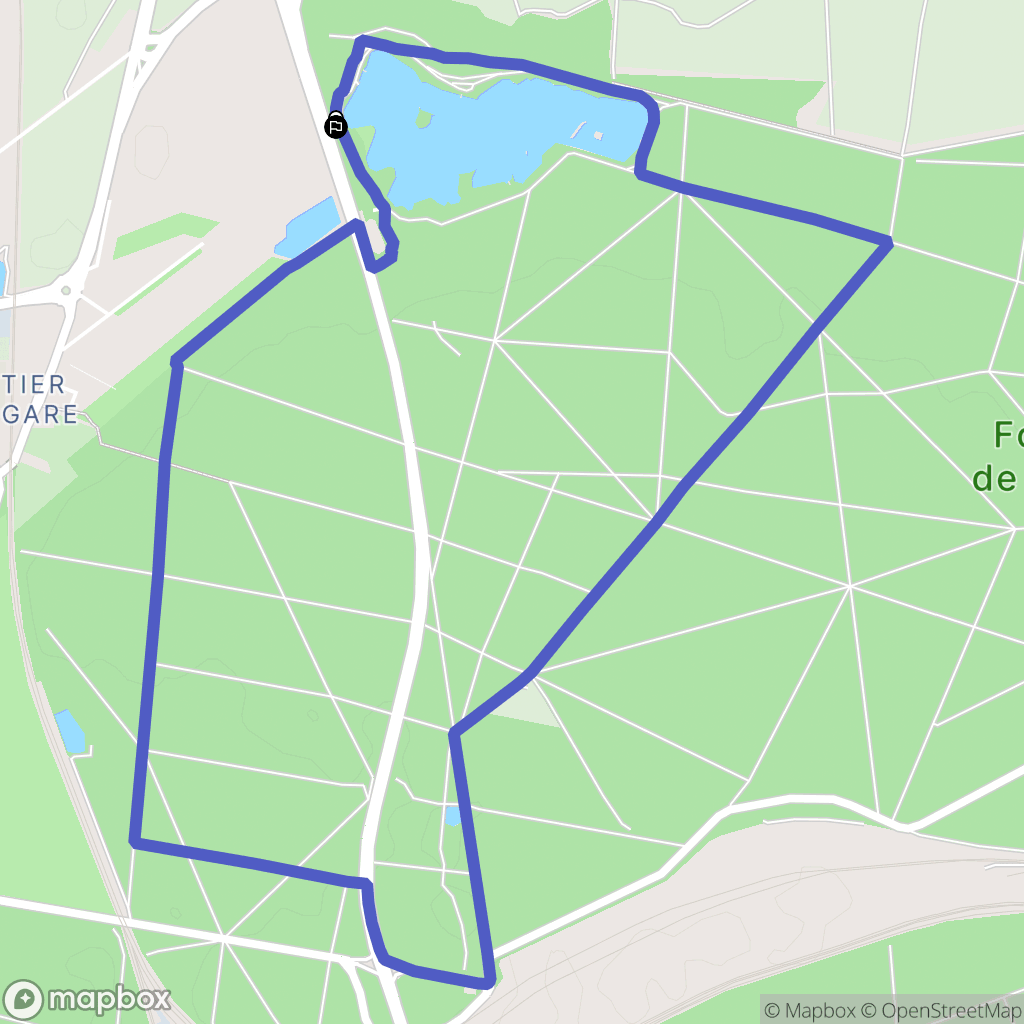 Etang du Corra, Achères: routekaart voor buitenactiviteiten - France