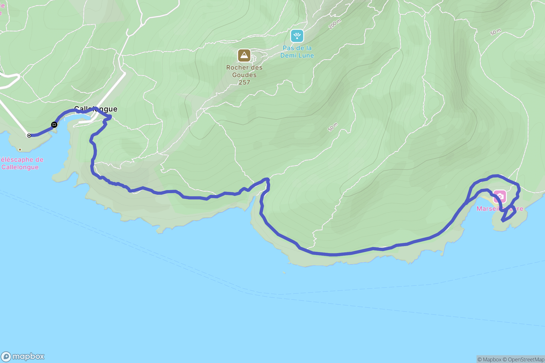 Marseilleveyre, Marseille: routekaart voor buitenactiviteiten - France