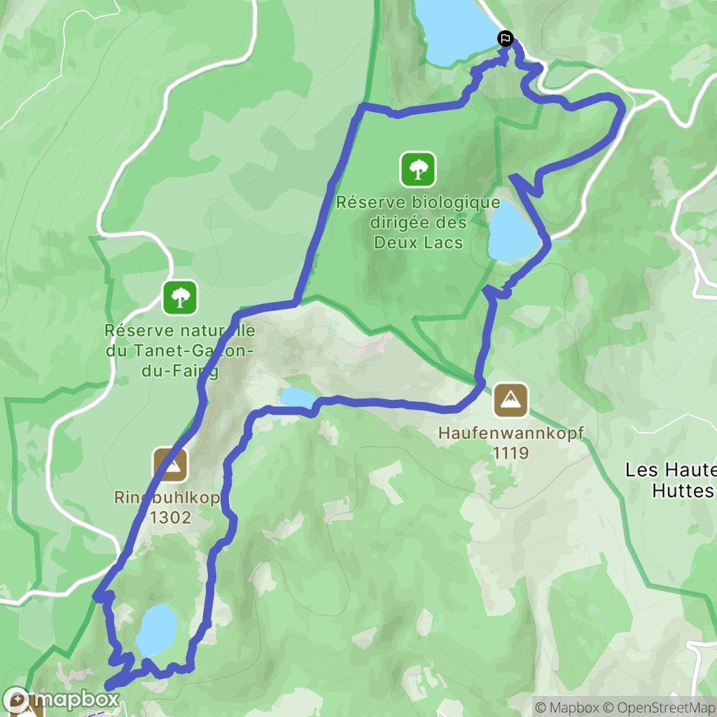 Lac Blanc, Orbey: routekaart voor buitenactiviteiten - France