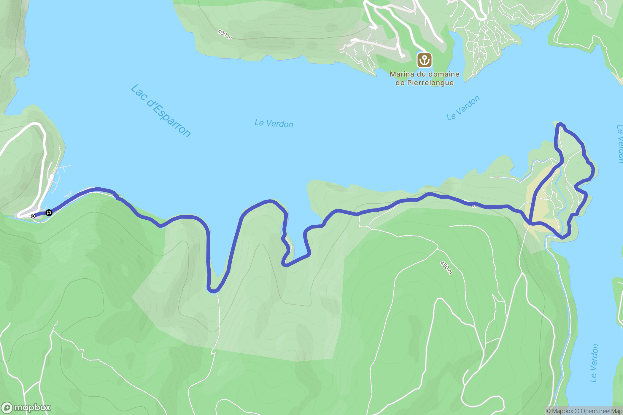 Gréoux-Les-Bains: routekaart voor buitenactiviteiten - France