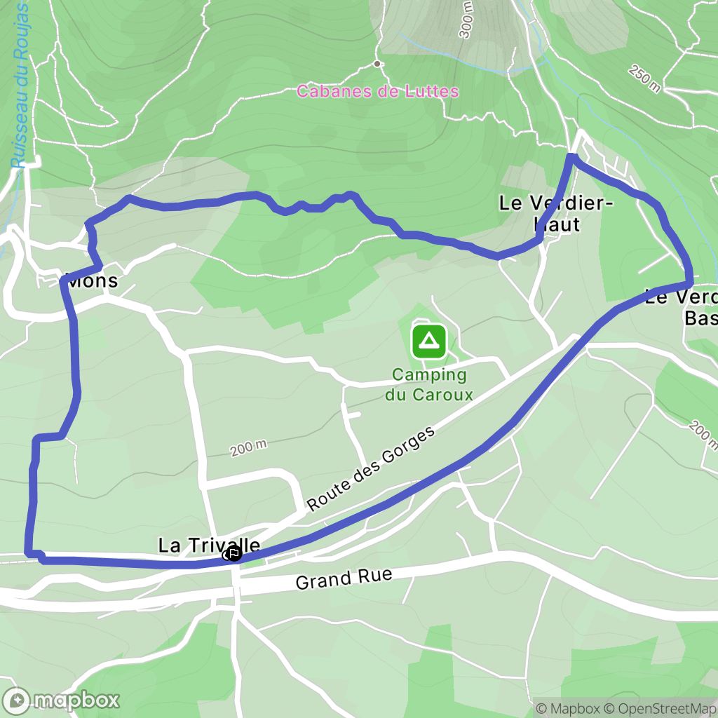 Mons-la-Trivalle: routekaart voor buitenactiviteiten - France