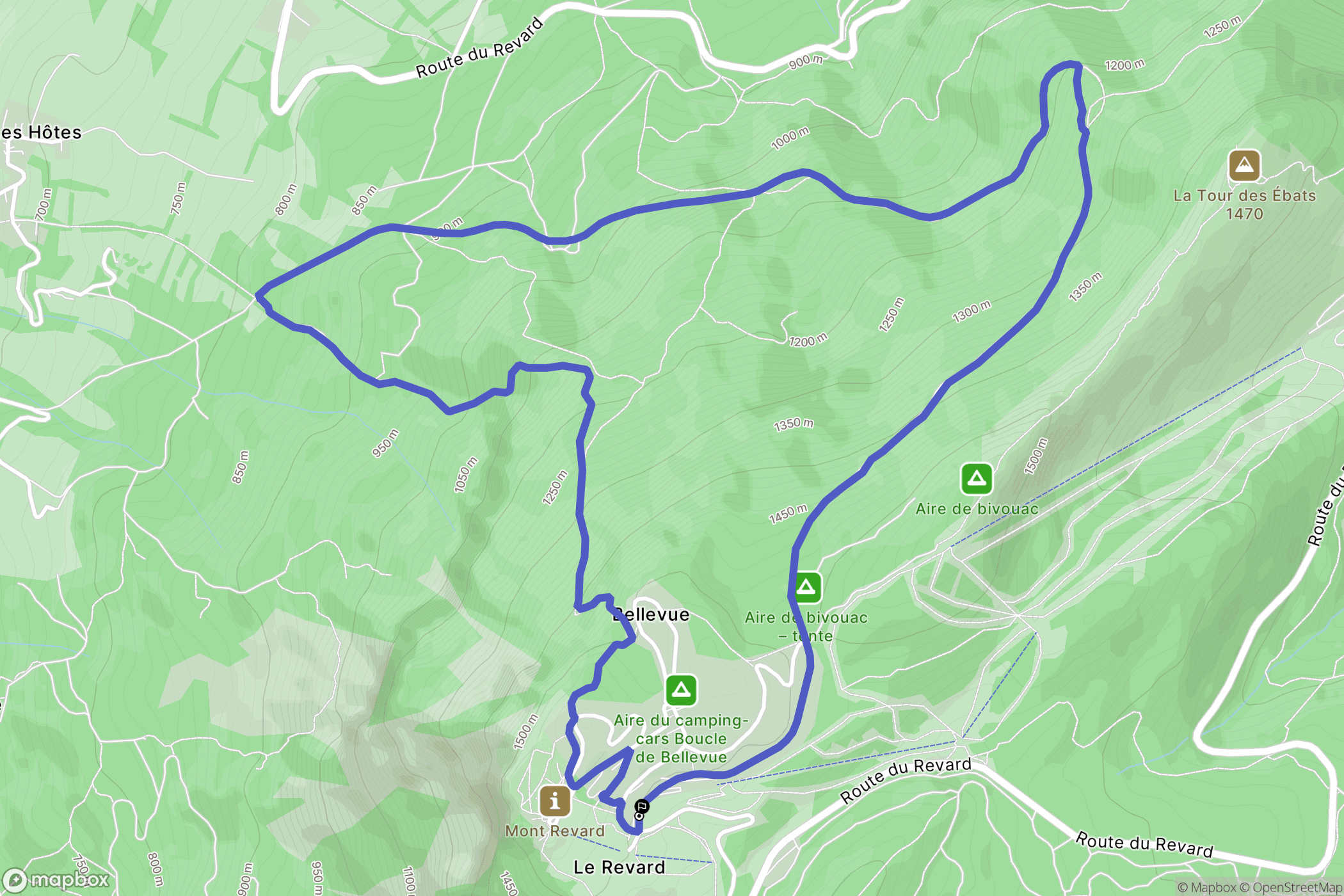 Pugny-Chatenod: routekaart voor buitenactiviteiten - France