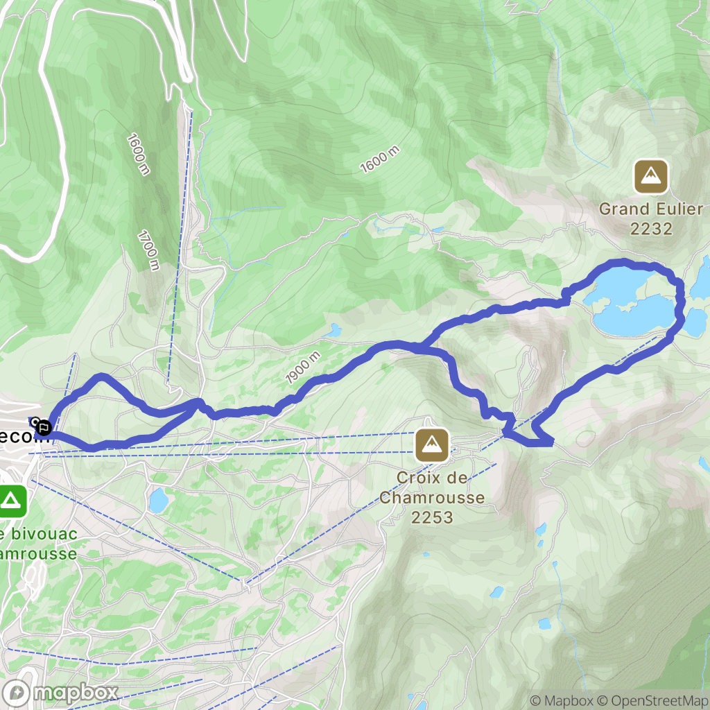 Le Recoin de Chamrousse: routekaart voor buitenactiviteiten - France