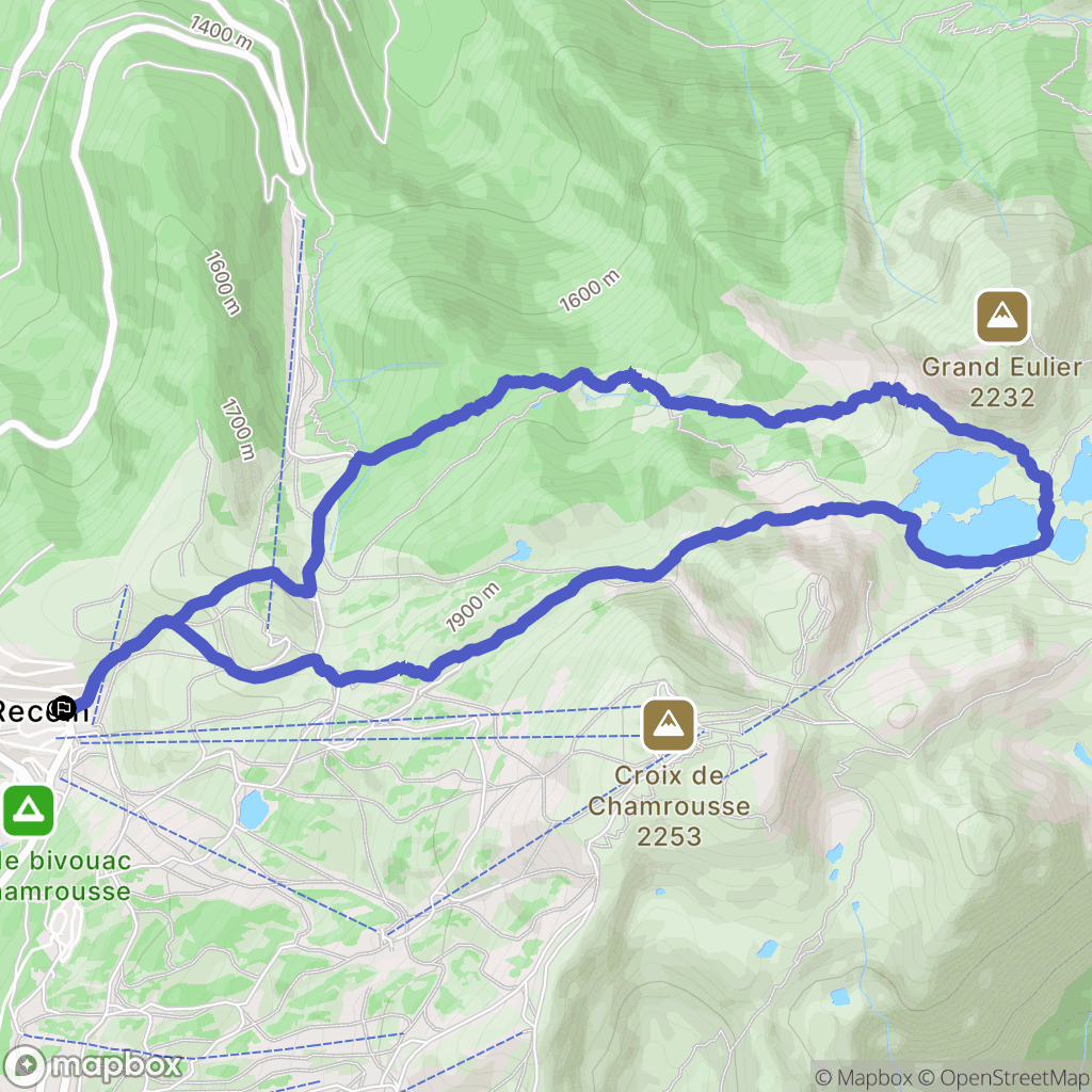 Le Recoin de Chamrousse: routekaart voor buitenactiviteiten - France