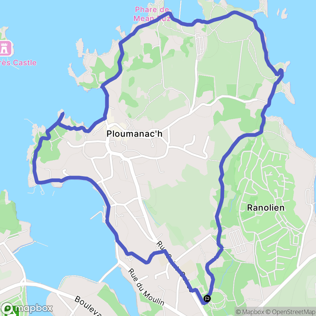 Ploumanac'h (Perros-Guirec): routekaart voor buitenactiviteiten - France