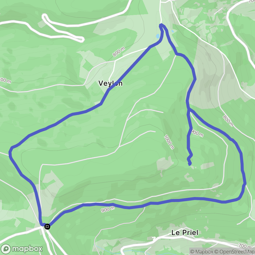 Pélussin: routekaart voor buitenactiviteiten - France