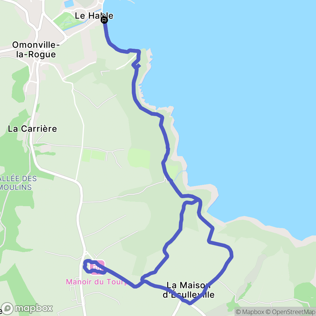 Omonville-la-Rogue: routekaart voor buitenactiviteiten - France