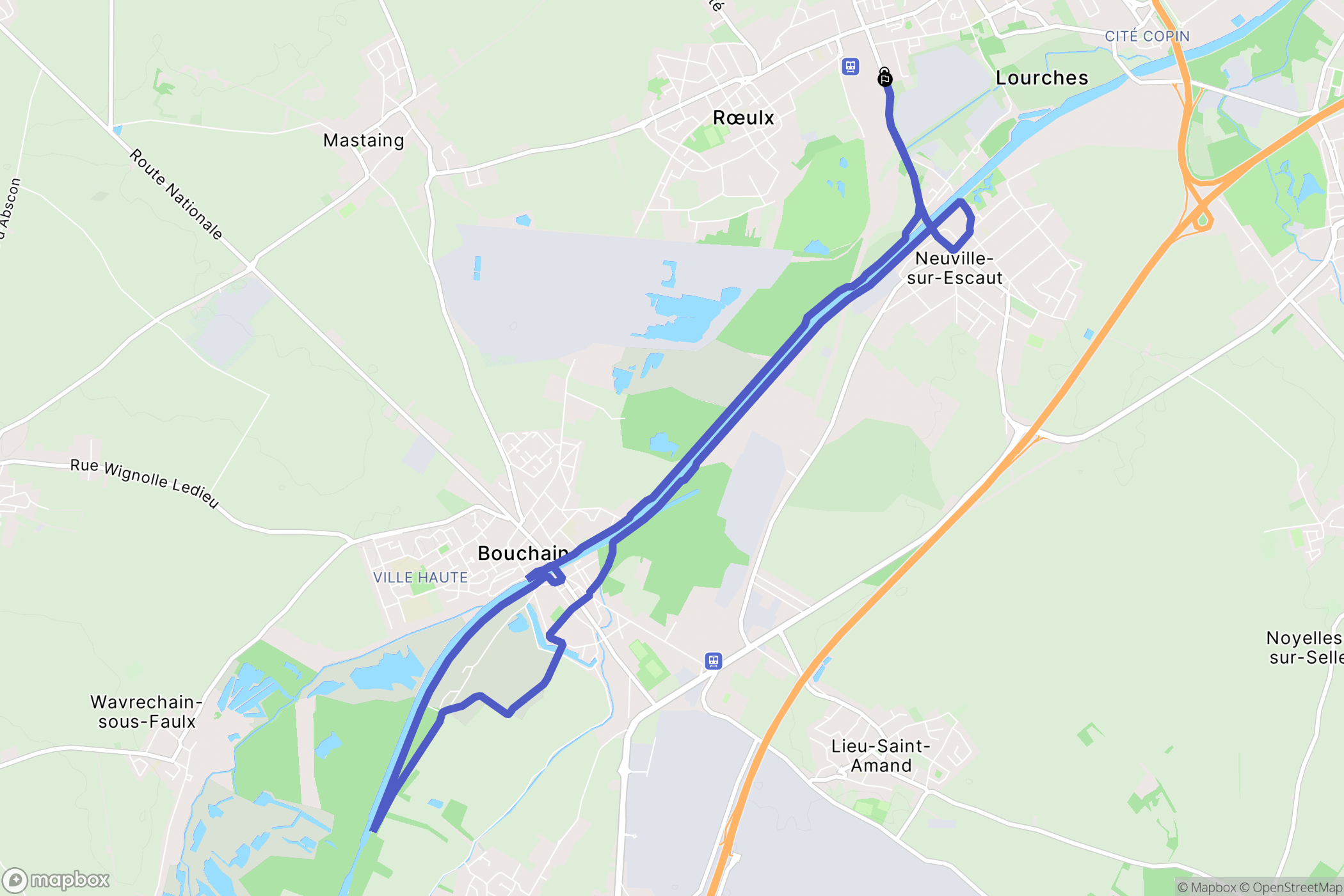 Lourches: routekaart voor buitenactiviteiten - France