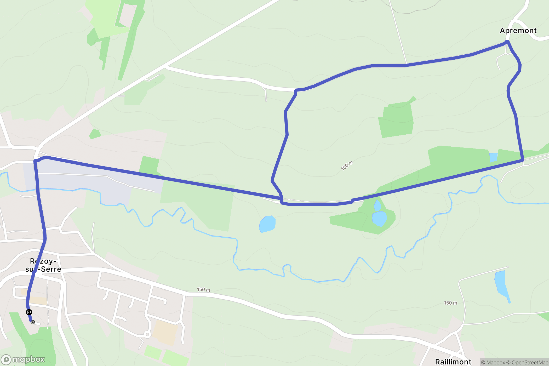 Rozoy-sur-Serre: routekaart voor buitenactiviteiten - France