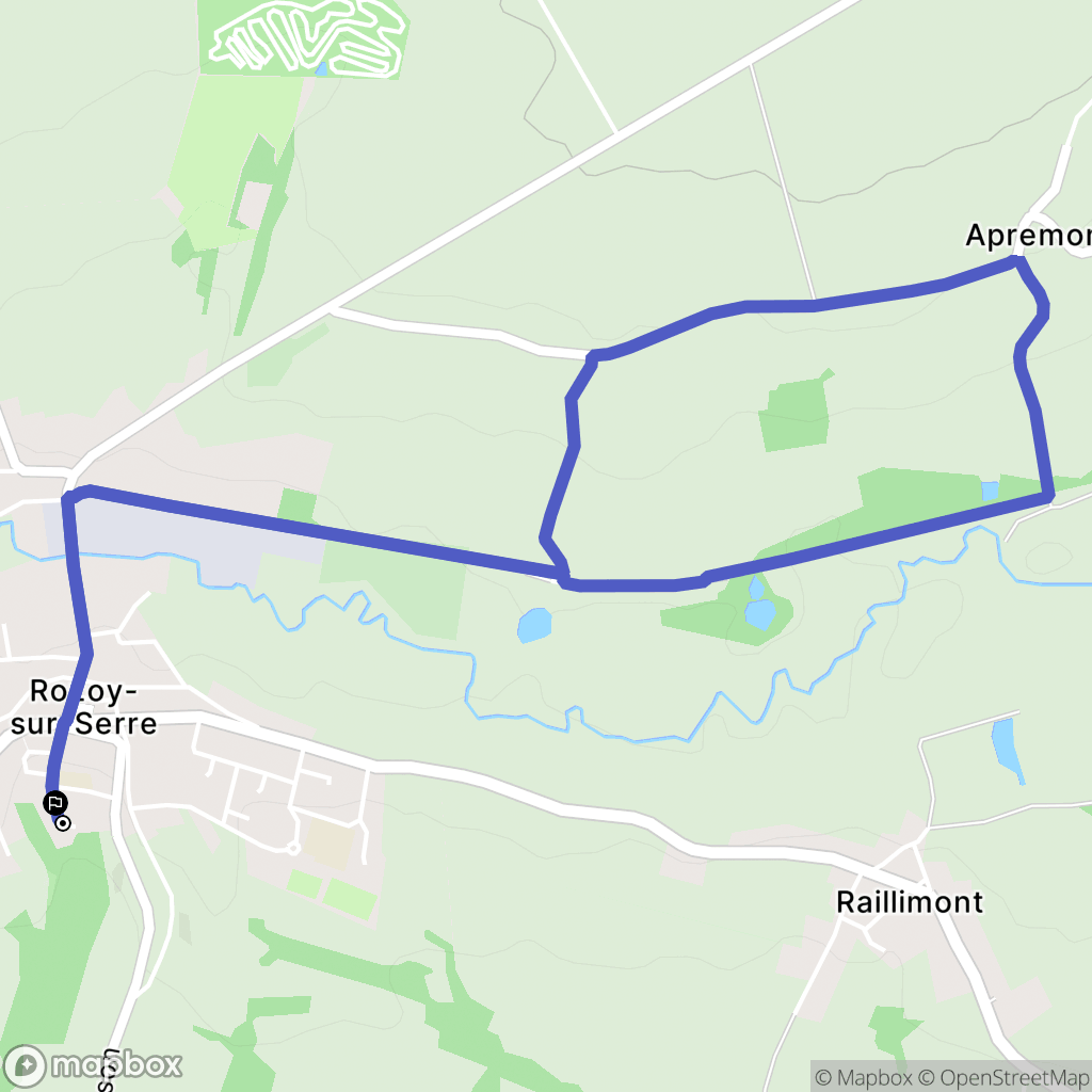 Rozoy-sur-Serre: routekaart voor buitenactiviteiten - France