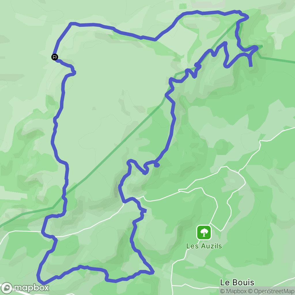 Bergerie de Figuières, Narbonne : carte du parcours de randonnée - France