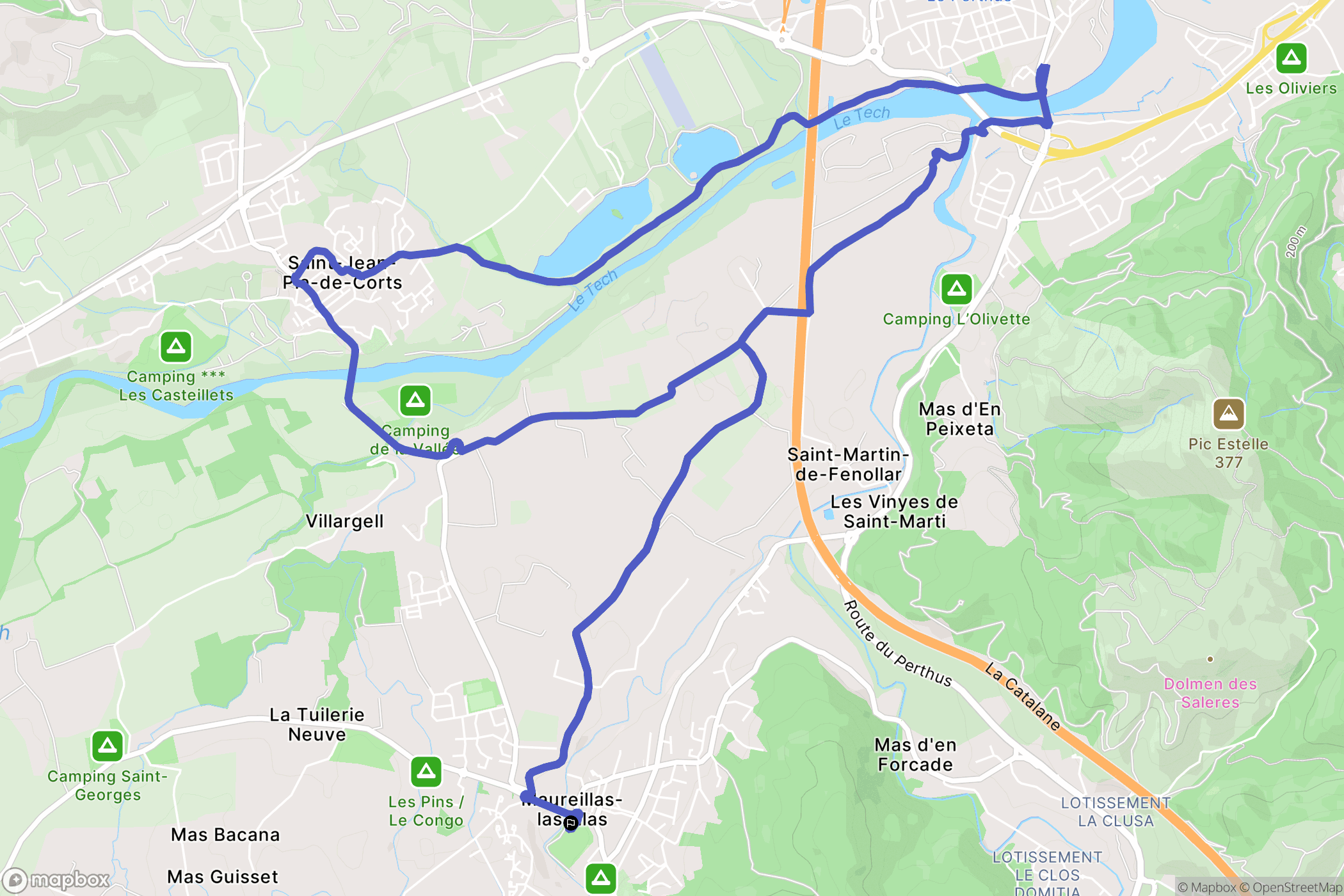 Maireillas-las-Illas: routekaart voor buitenactiviteiten - France