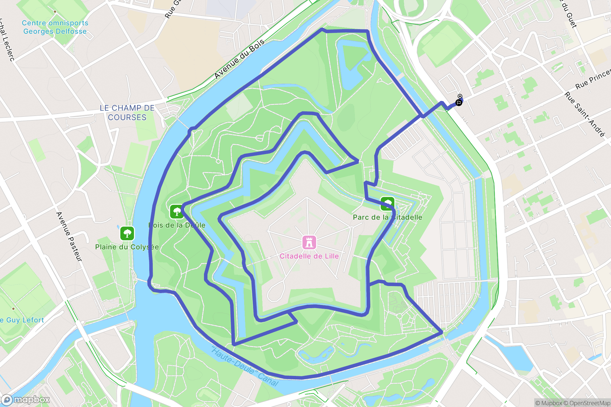 Porte d'Ypres, Lille: routekaart voor buitenactiviteiten - France