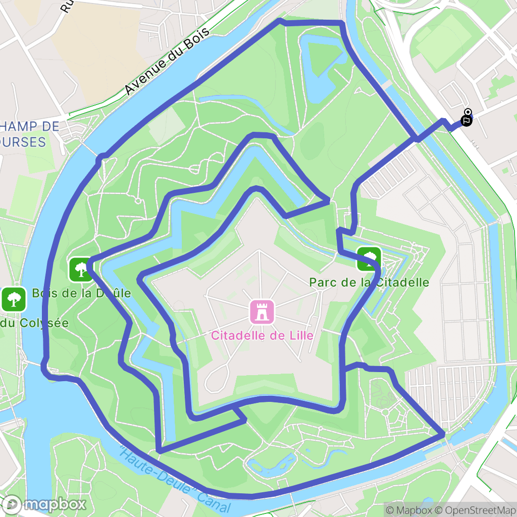 Porte d'Ypres, Lille: routekaart voor buitenactiviteiten - France