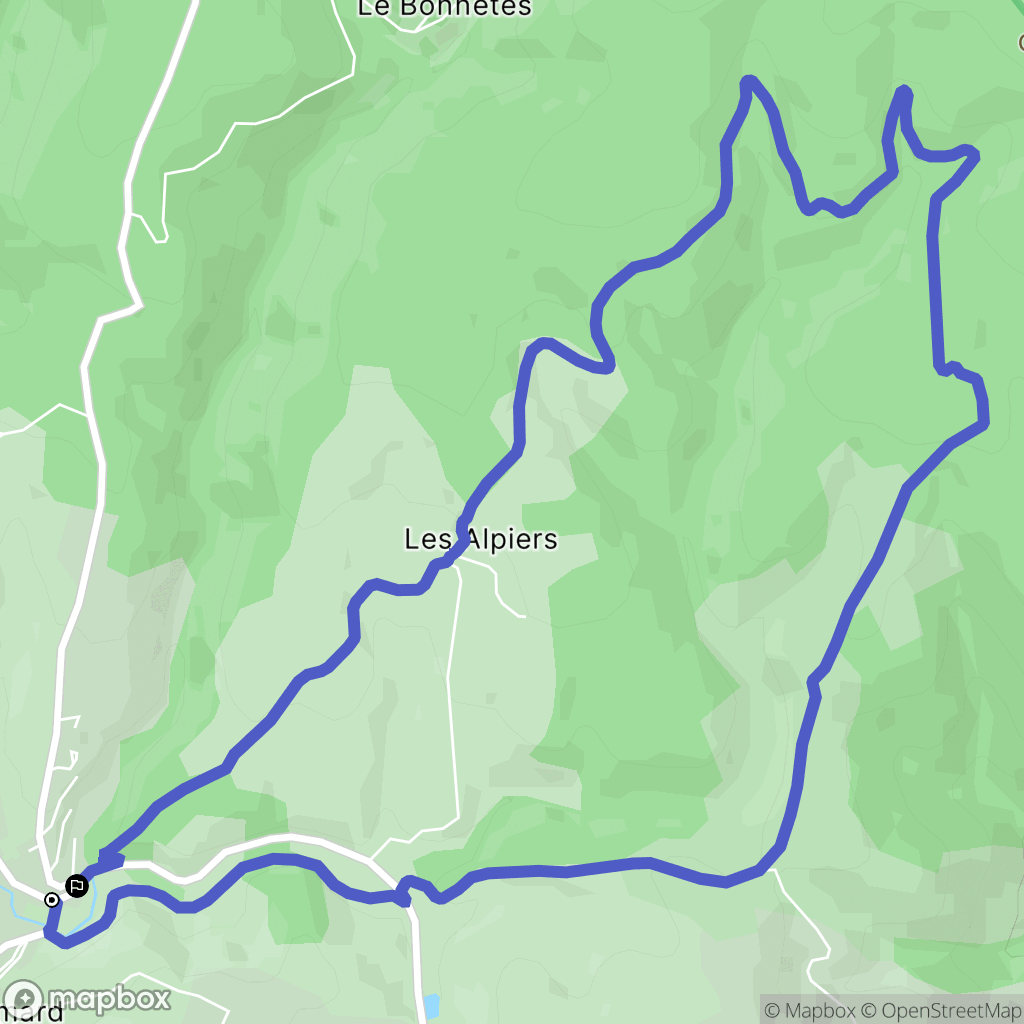 Cubières: routekaart voor buitenactiviteiten - France