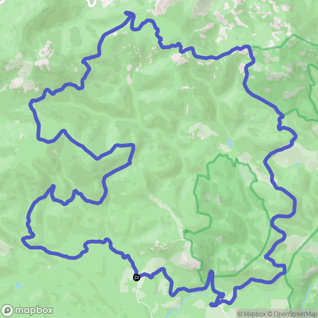 Fréjus : carte du parcours de randonnée - France